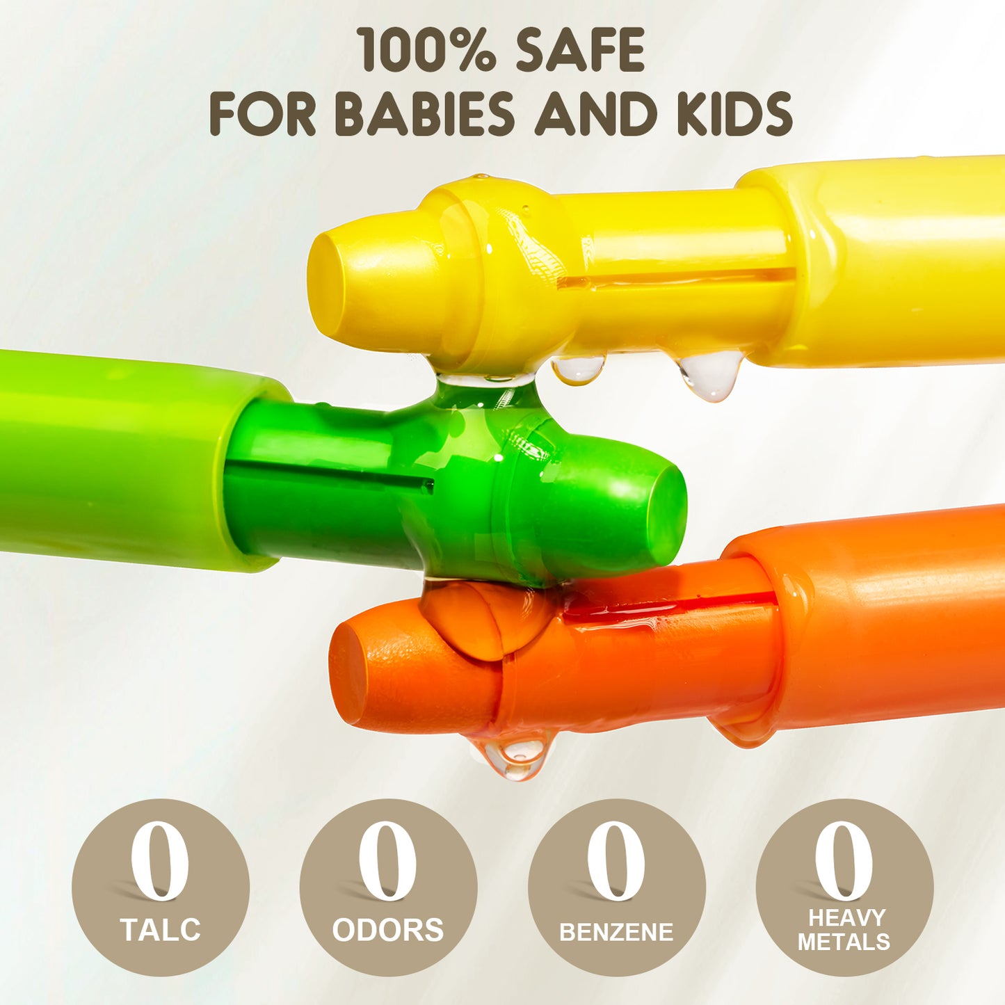 Ultra-Silky Crayon Pen with Two Carry-Around Designs. In 12 or 24 Colours