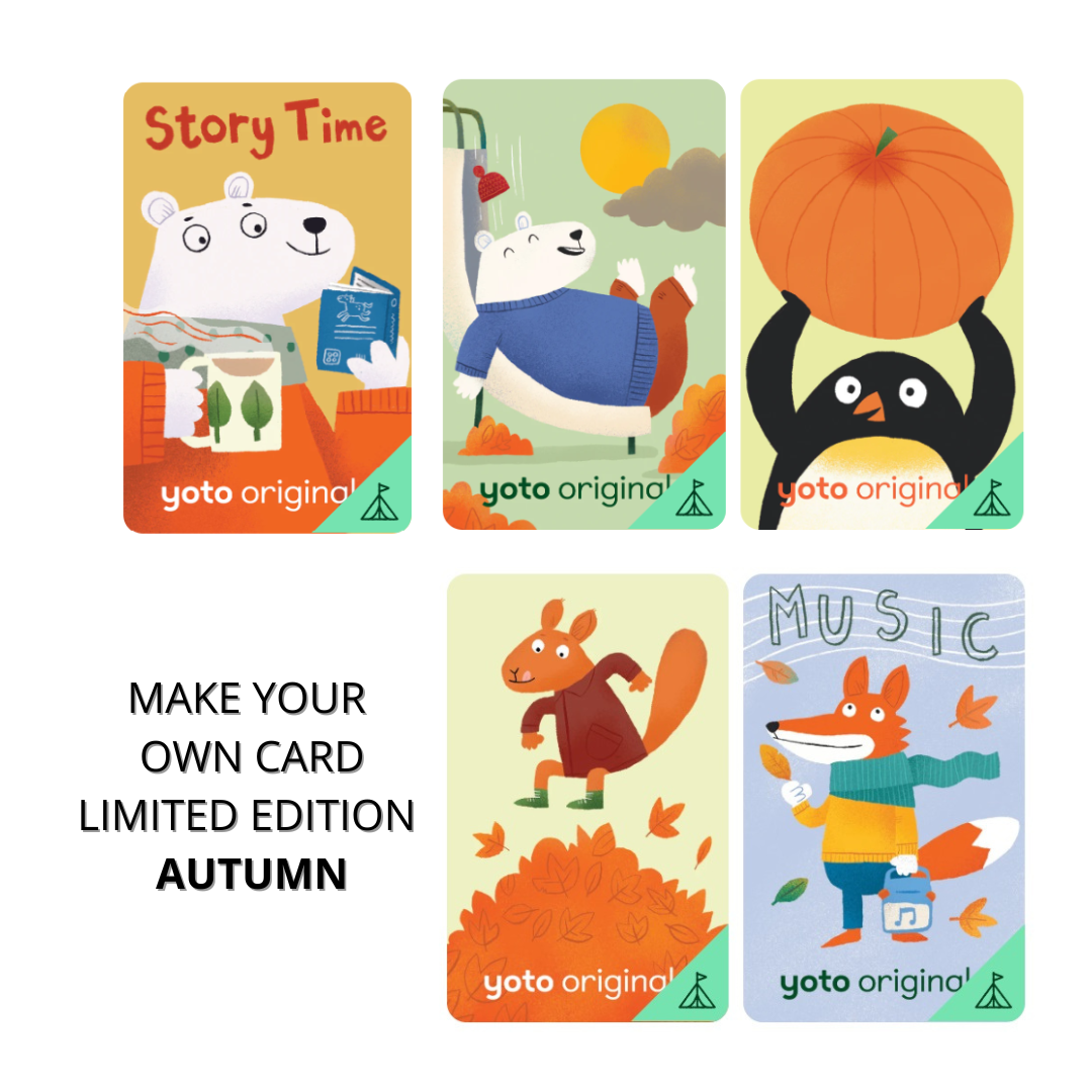 Yoto Card Make Your Own Card 3 Designs Classic / Limited Spring / Summer / Autumn