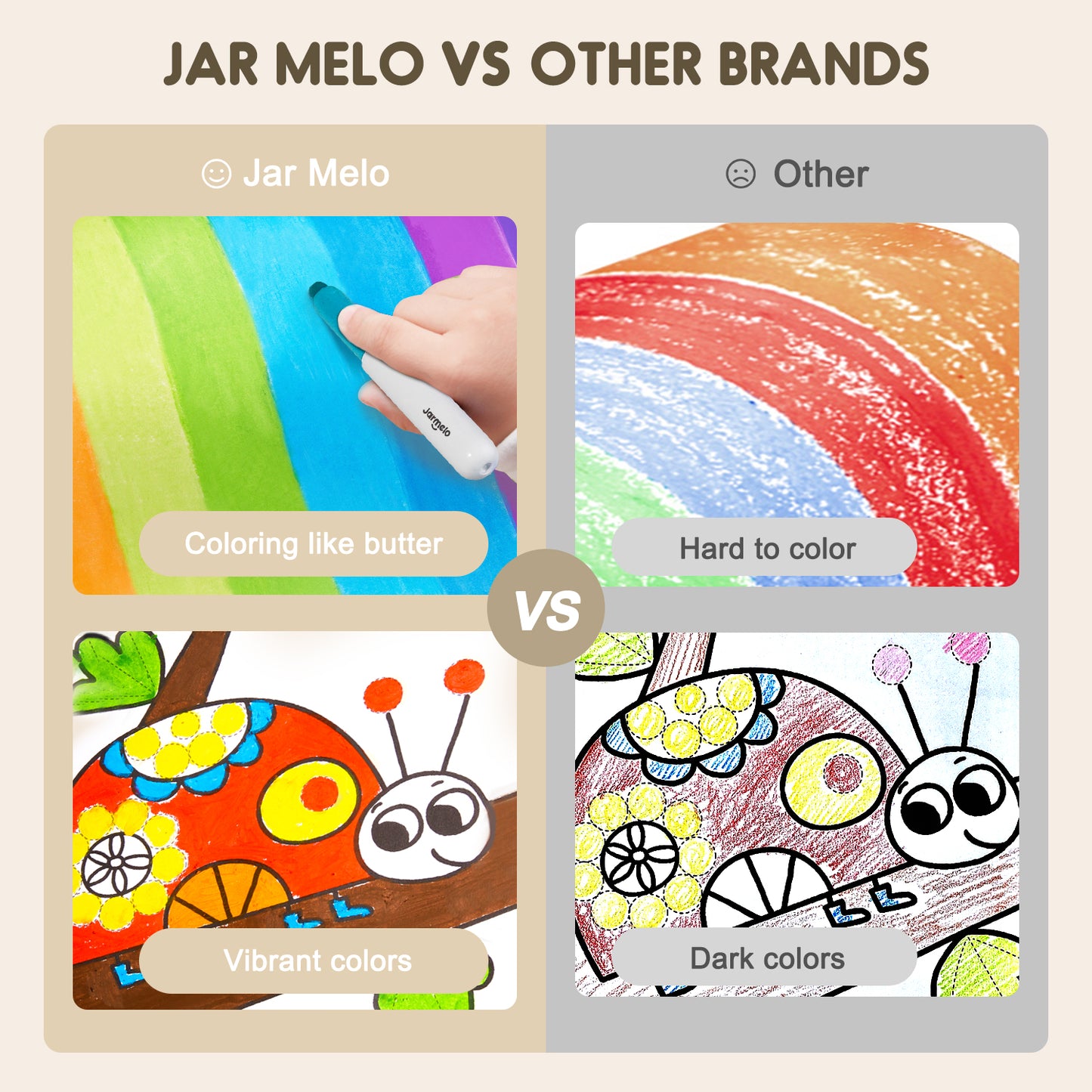 Ultra-Silky Crayon Pen with Two Carry-Around Designs. In 12 or 24 Colours