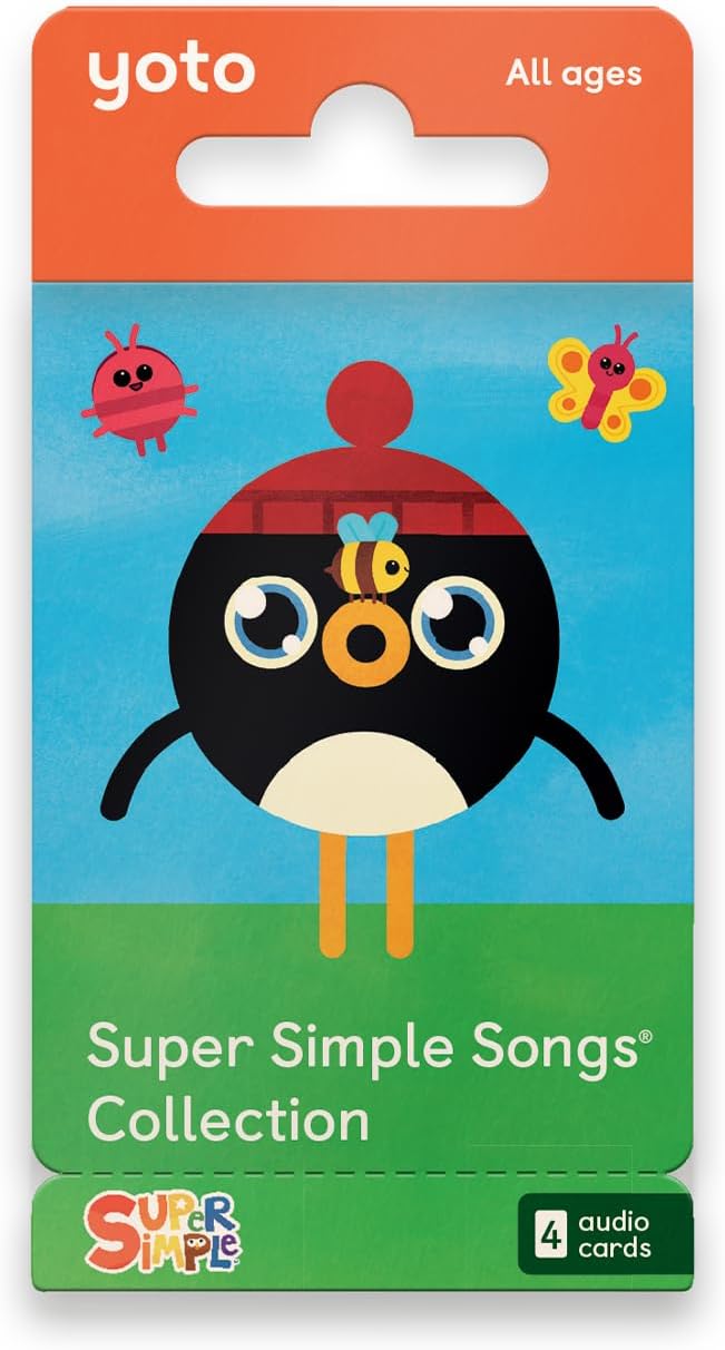 Yoto Card Super Simple Songs Collection Pack of 4 cards
