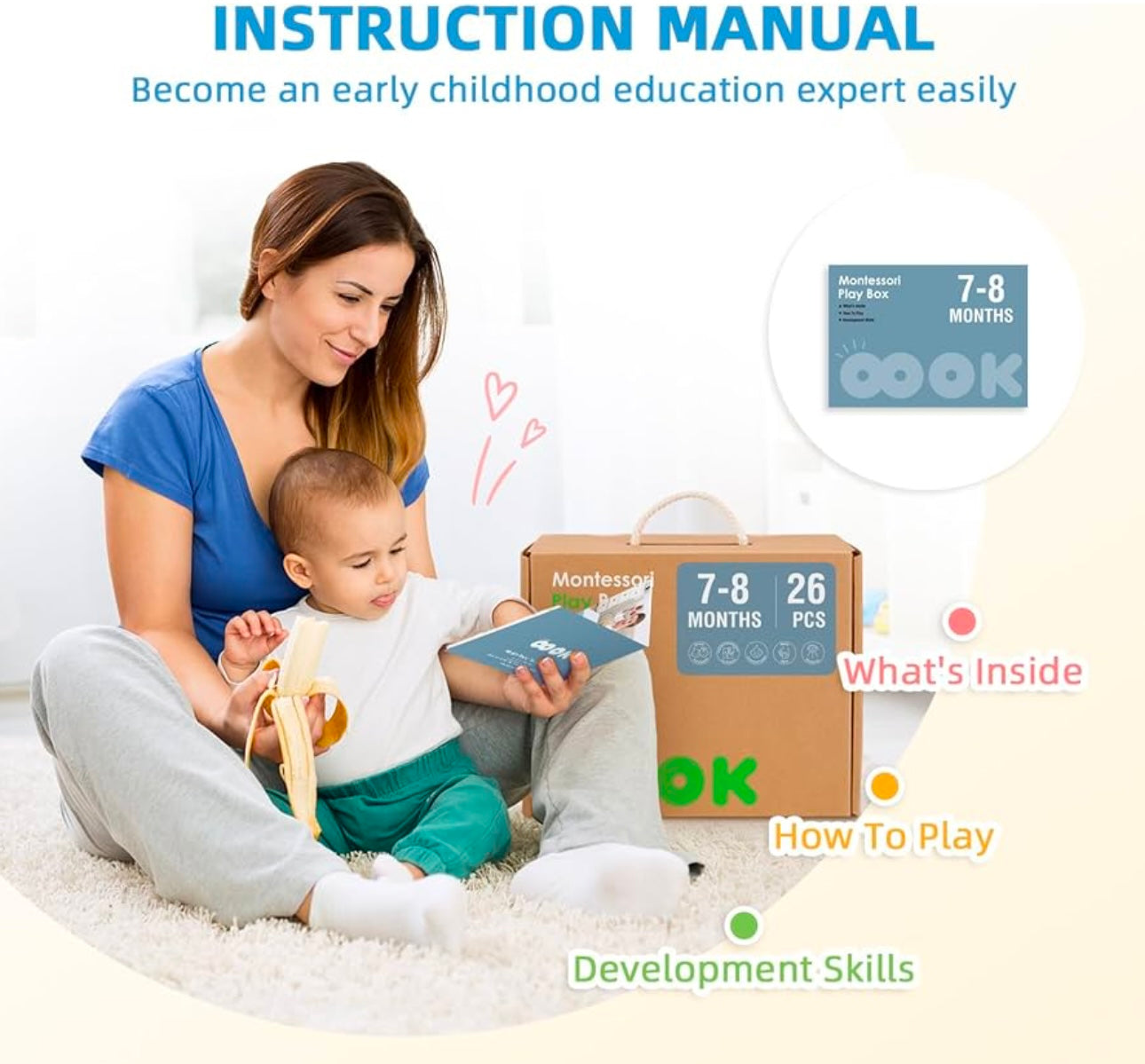 Montessori Play Kit for 7 to 8 Months Old