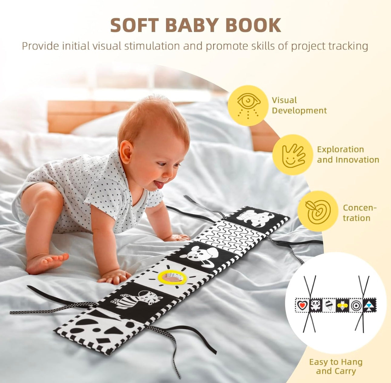 Montessori Play Kit for 0 to 2 Months Old