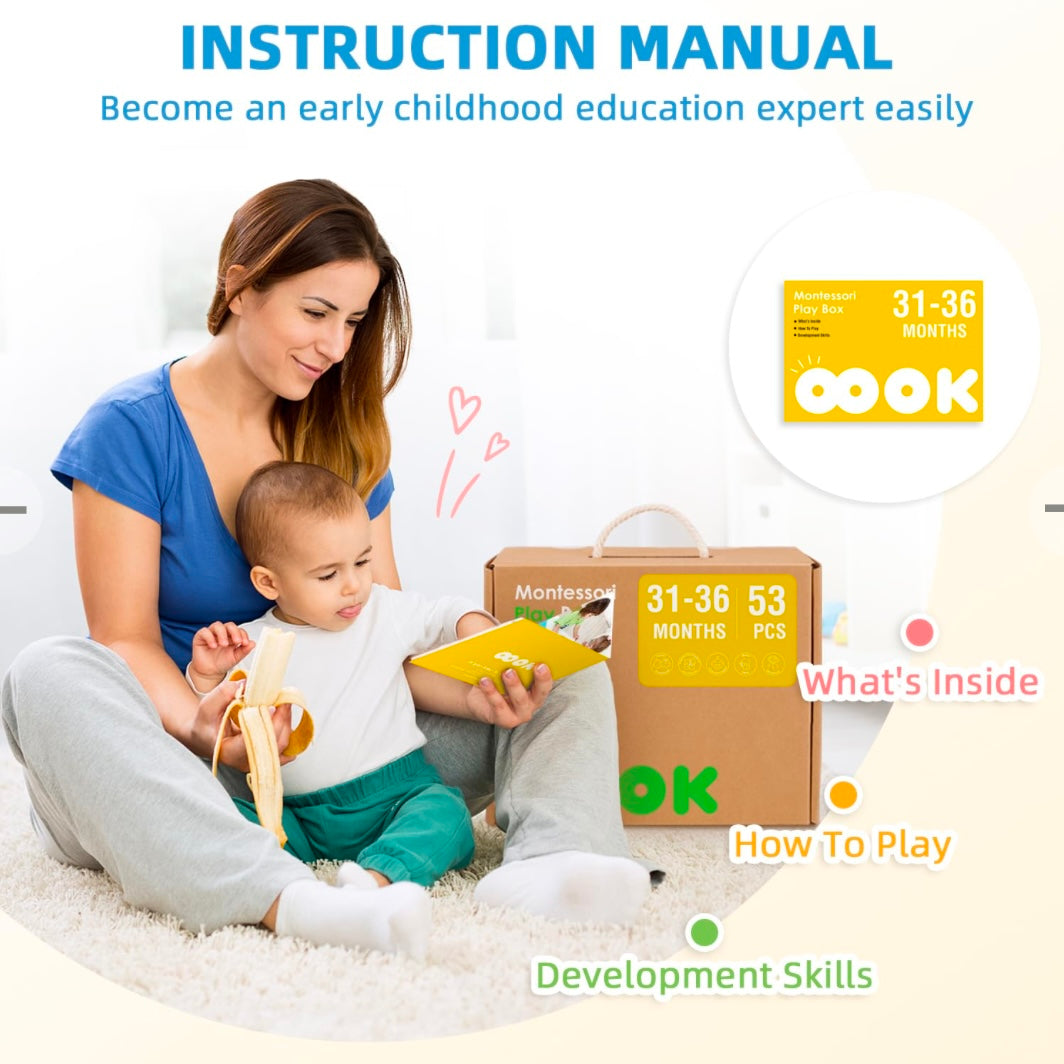 Montessori Play Kit for 31 to 36 Months Old