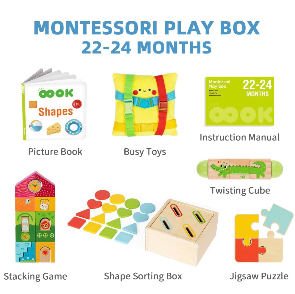 Montessori Play Kit for 22, 23, 24 Months Old