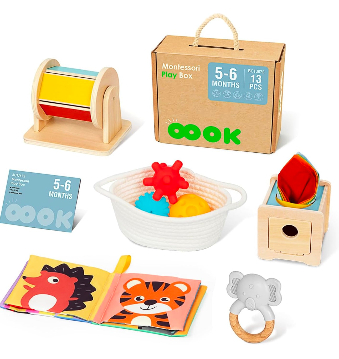 Montessori Play Kit for 5 to 6 Months Old
