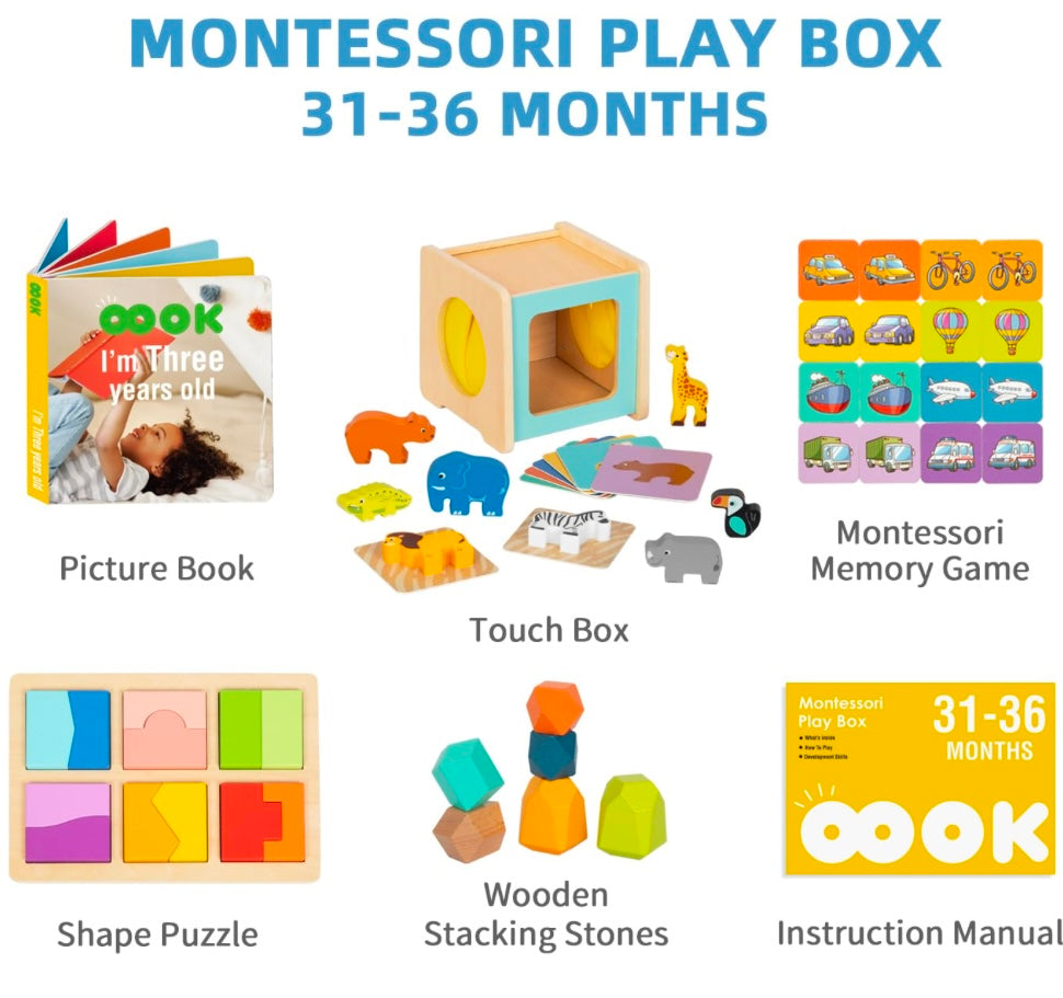 Montessori Play Kit for 31 to 36 Months Old