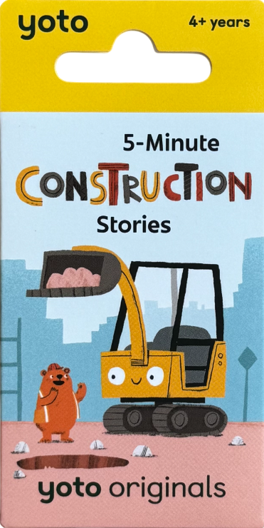 Yoto Card 5-Minute Construction Stories