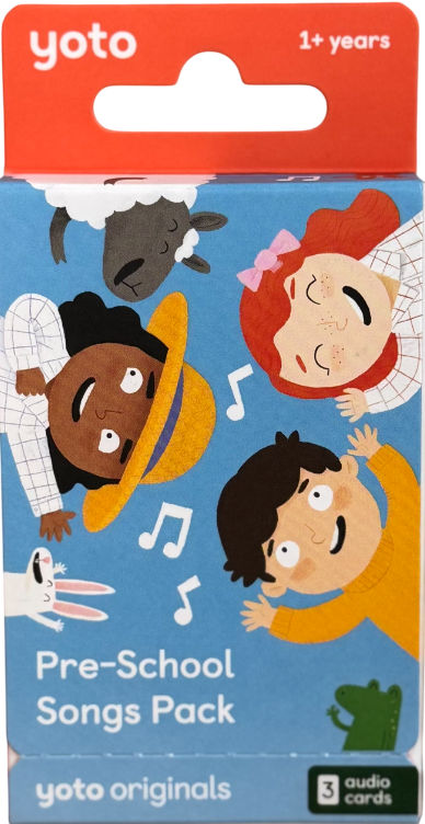 Yoto Card Pre-School Songs Pack of 3 Cards