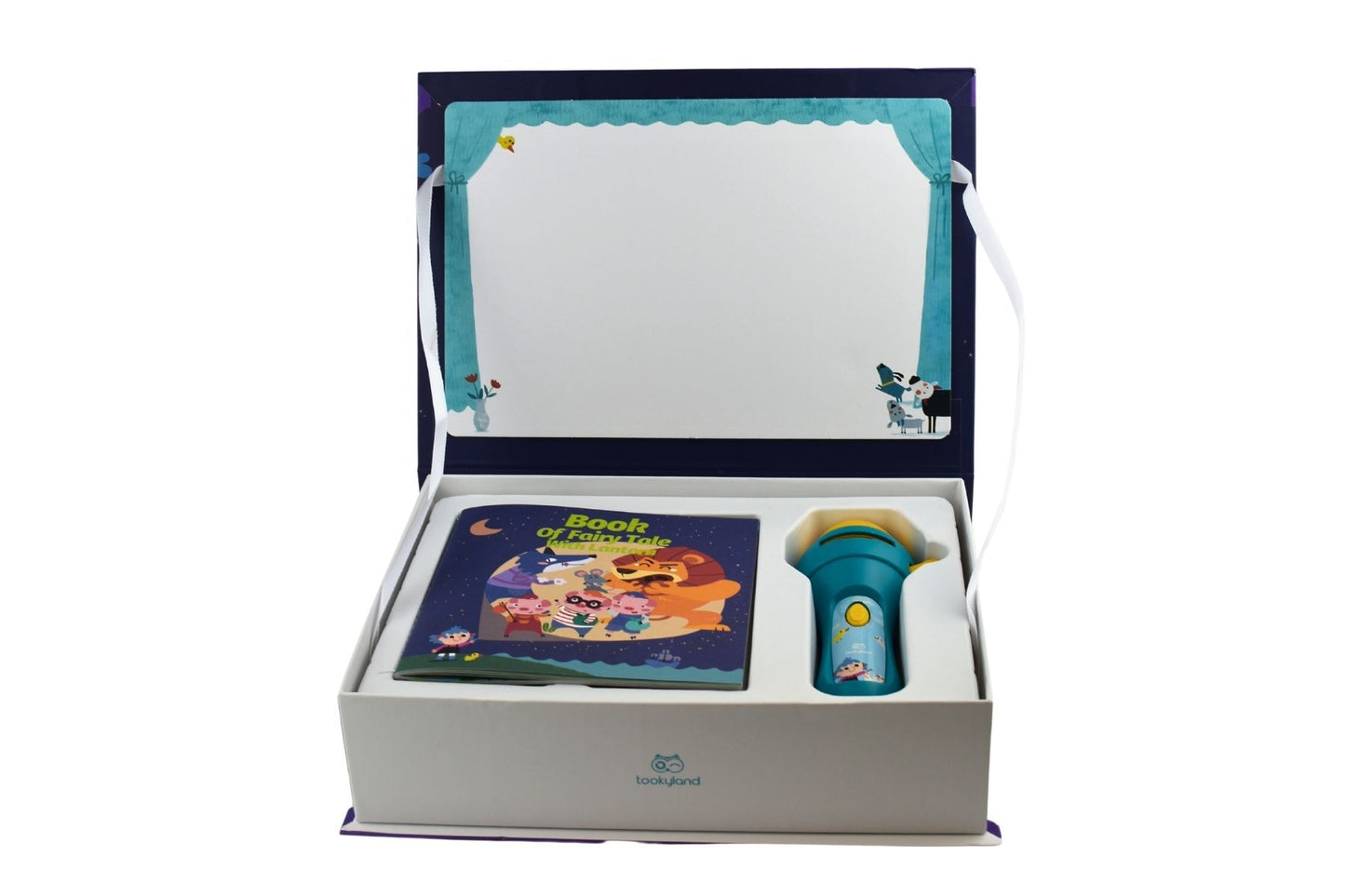 Shadow Theatre Storybook Torch with 5 Fairytales and Puppets