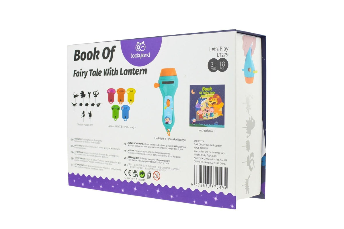 Shadow Theatre Storybook Torch with Fairytales Discs and Puppets