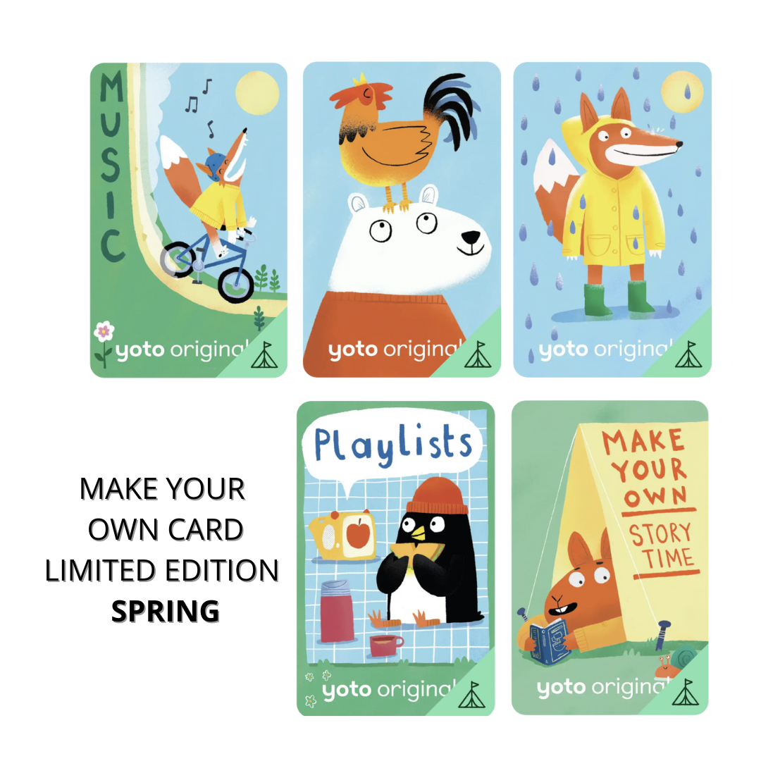 Yoto Card Make Your Own Card 3 Designs Classic / Limited Spring / Summer / Autumn