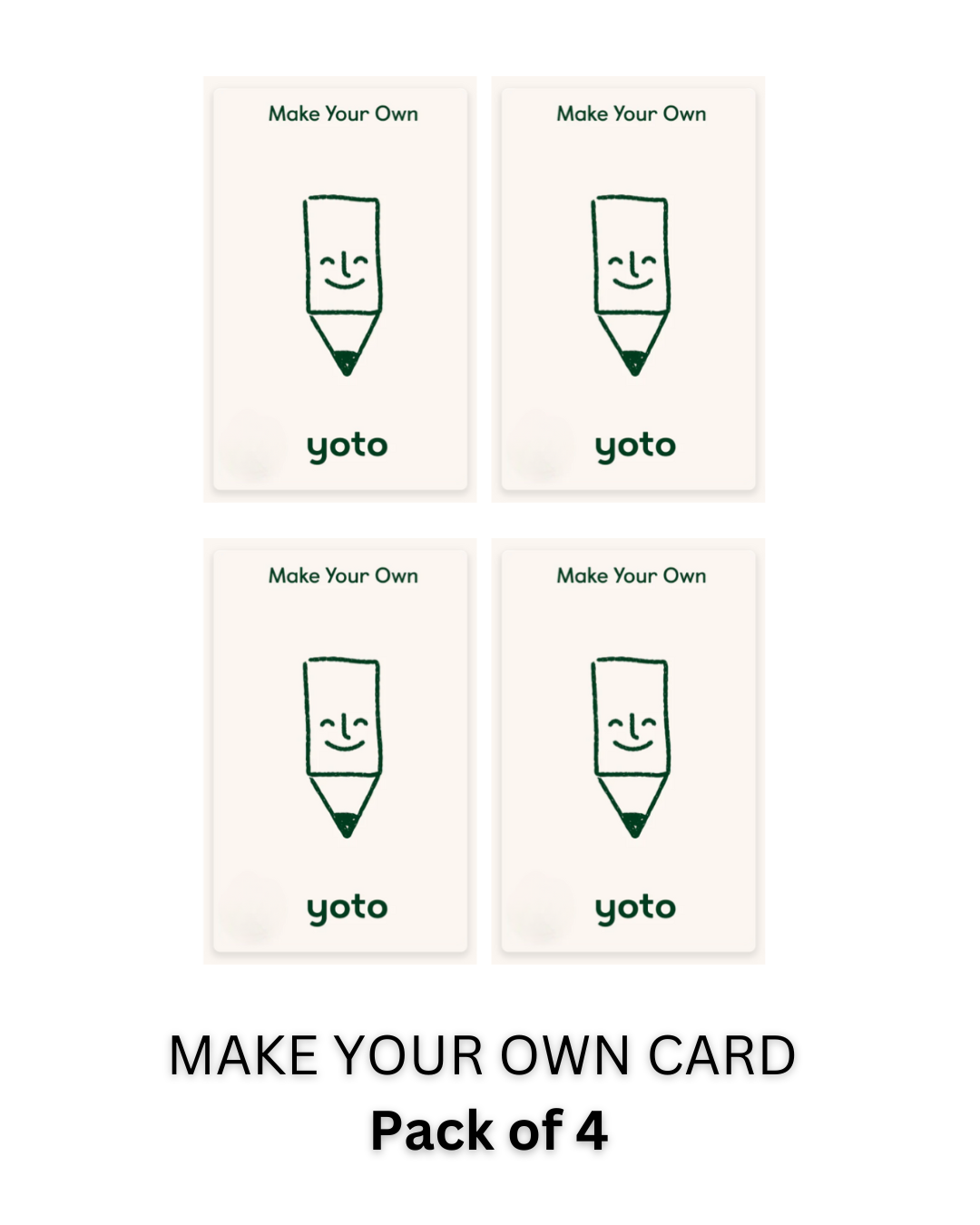 Yoto Card Make Your Own Card 3 Designs Classic / Limited Spring / Summer / Autumn