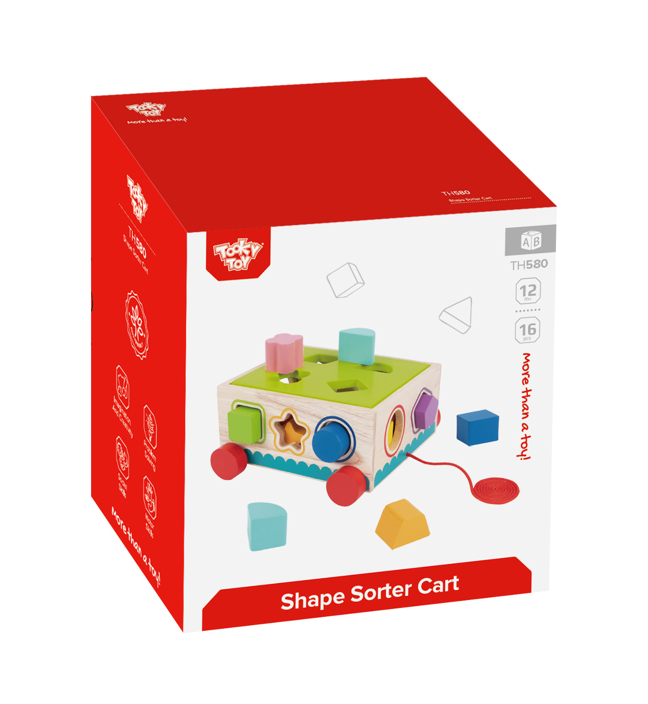 Shape Sorter Pull Along Cart