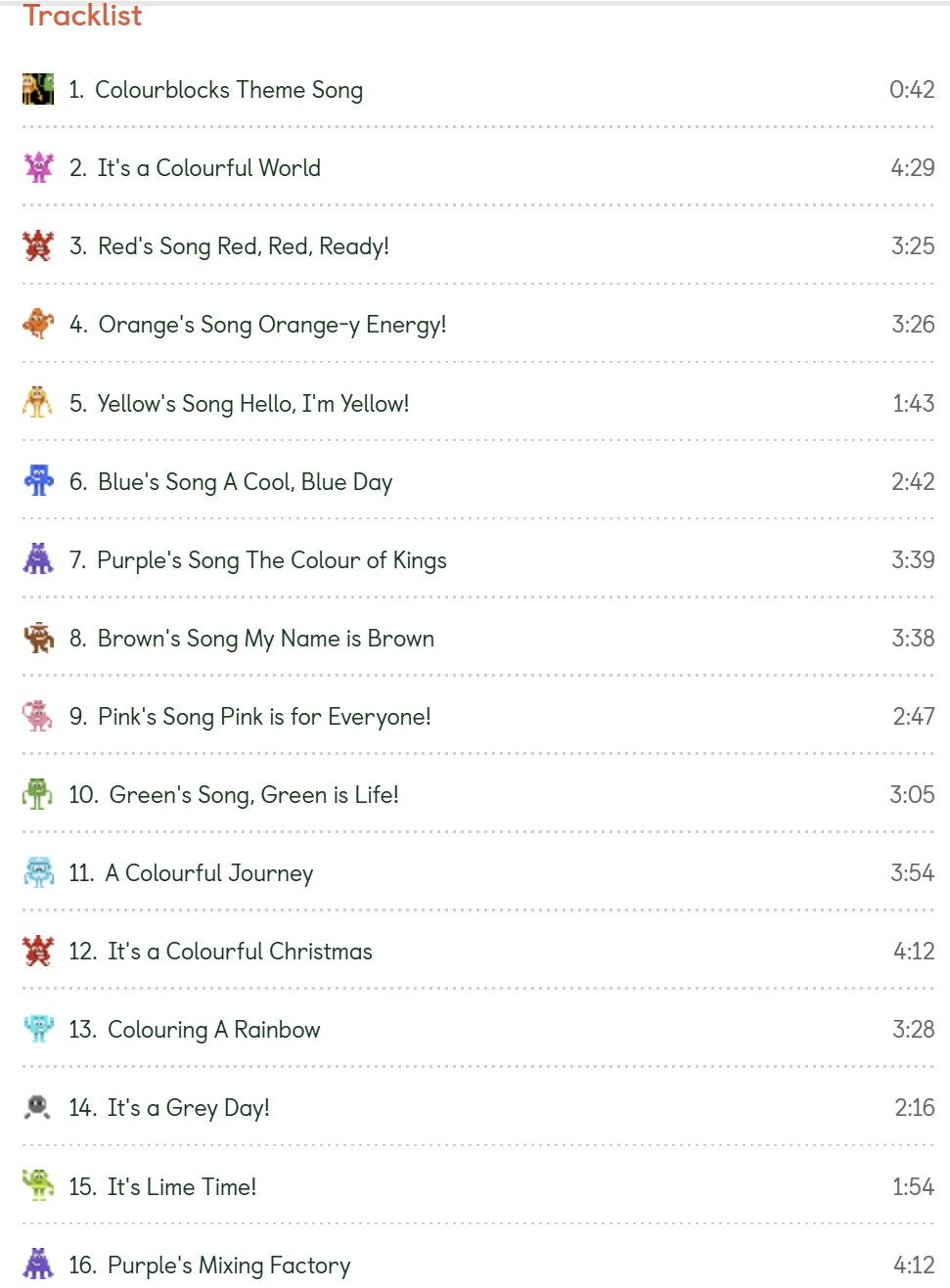 Yoto Card Sing with Colour Blocks
