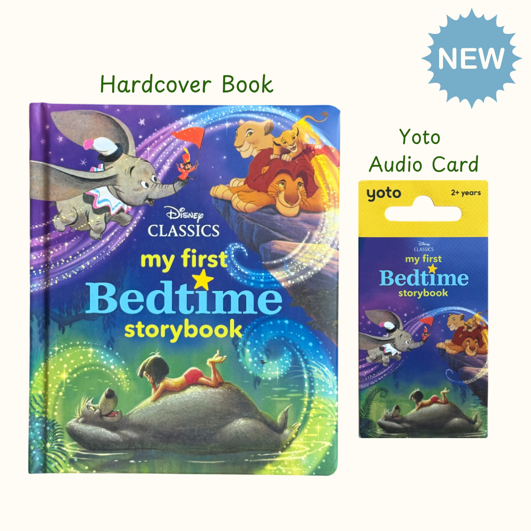 Yoto Card My First Disney Classics Bedtime Storybook + Hard Cover Book