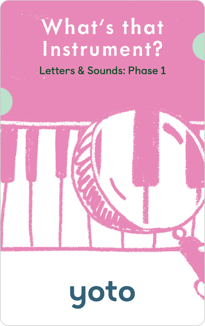 Yoto Card Phonics: Letters & Sounds: Phase 1 Pack of 7 cards