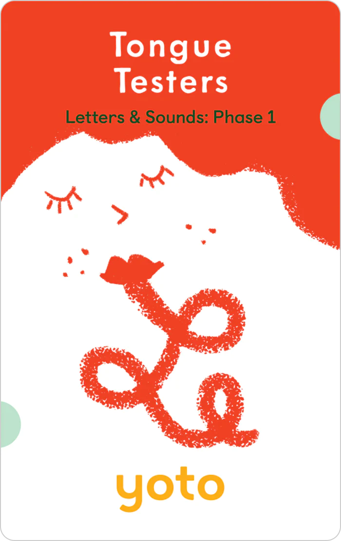 Yoto Card Phonics: Letters & Sounds: Phase 1 Pack of 7 cards