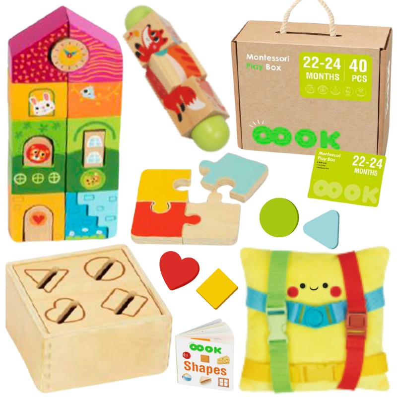 Montessori Play Kit for 22, 23, 24 Months Old