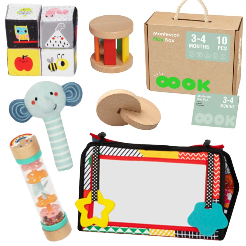 Montessori Play Kit for 3 to 4 Months Old