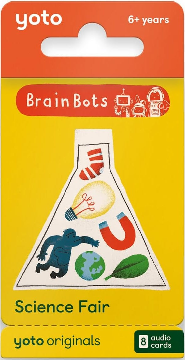 Yoto Card BrainBots Science Fair in a Pack of 8 cards