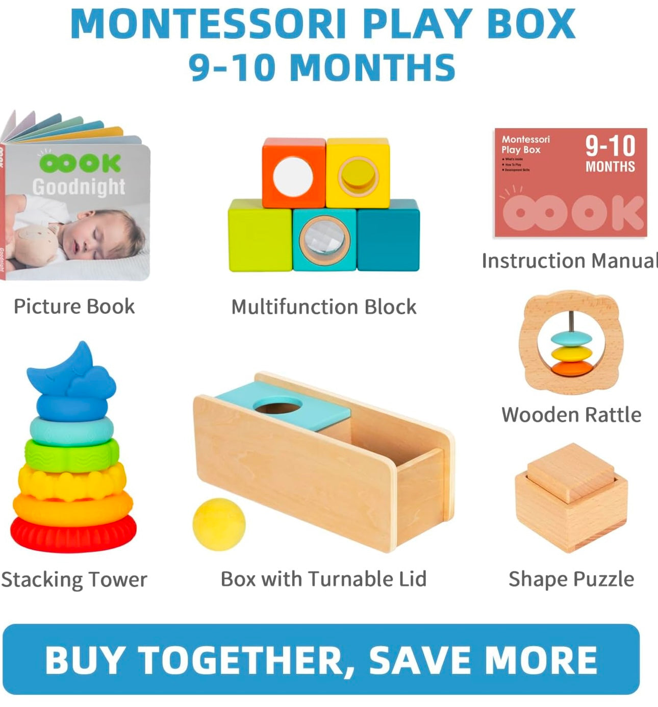 Montessori Play Kit for 9 to 10 Months Old