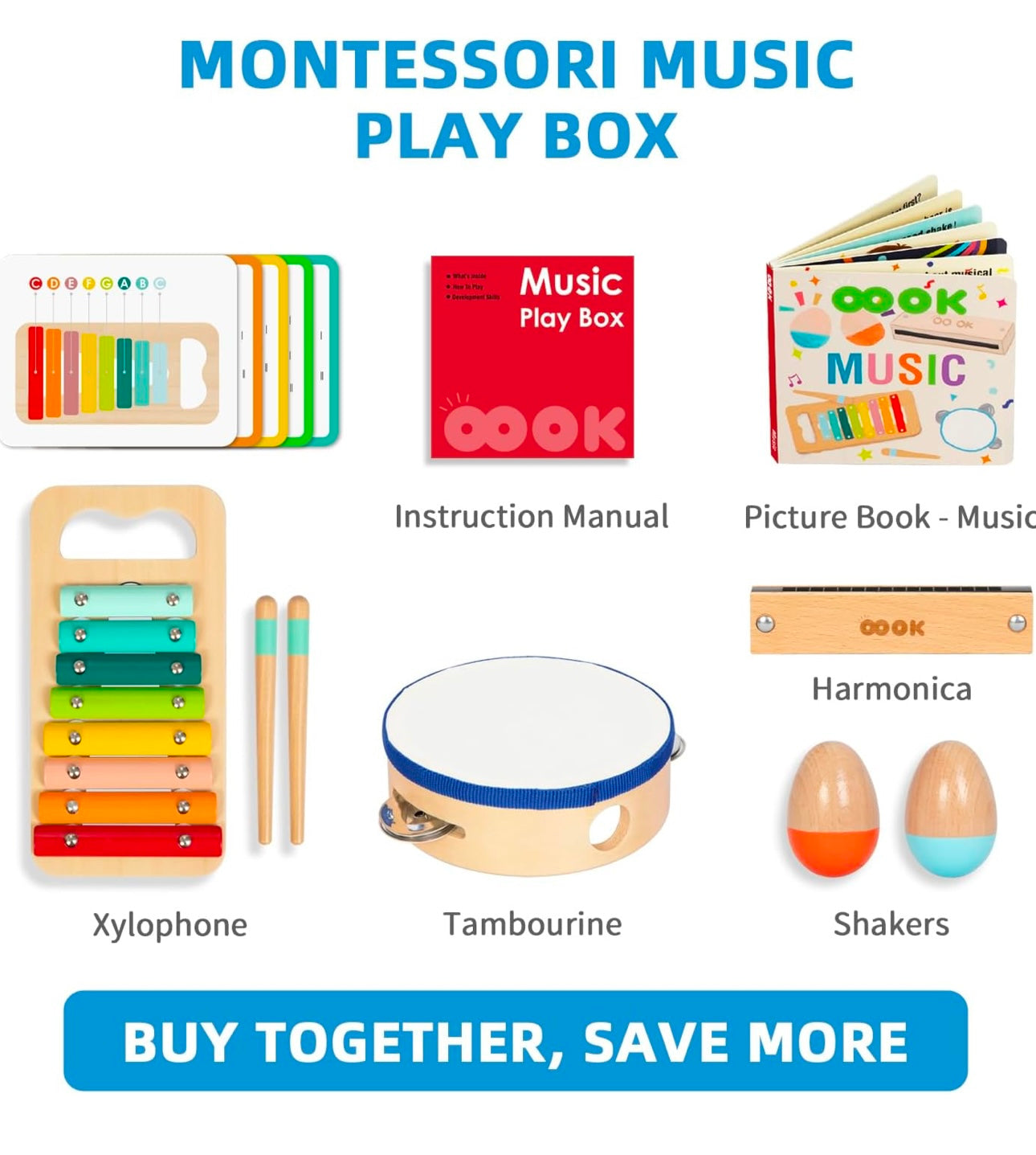 Montessori Play Kit Music Set of 5