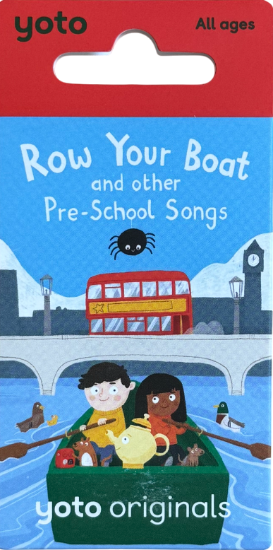 Yoto Card Row Your Boat and Other Preschool Songs