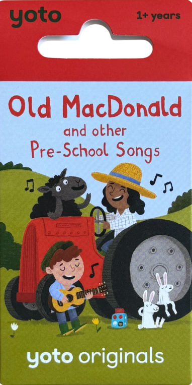 Yoto Card Old MacDonald and other Pre-School Songs