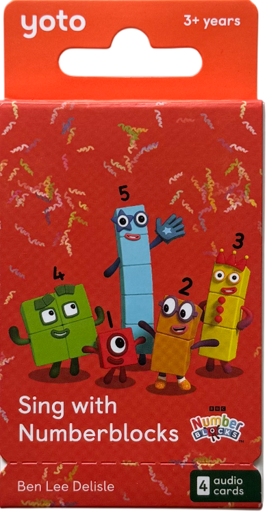 Yoto Card Sing with Numberblocks Pack of 3 Cards