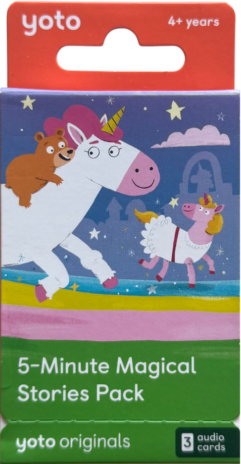 Yoto Card 5-Minute Magical Stories Pack of 3 Cards