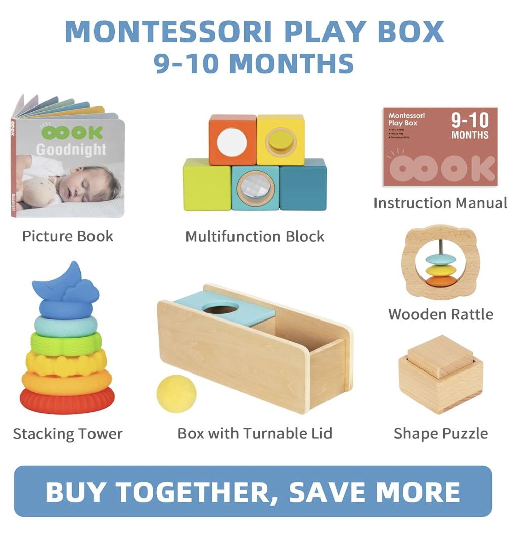 Montessori Play Kit for 9 to 10 Months Old