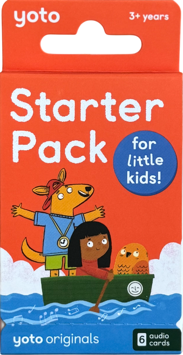 Yoto Card Starter Pack of 6 Cards for Little Kids
