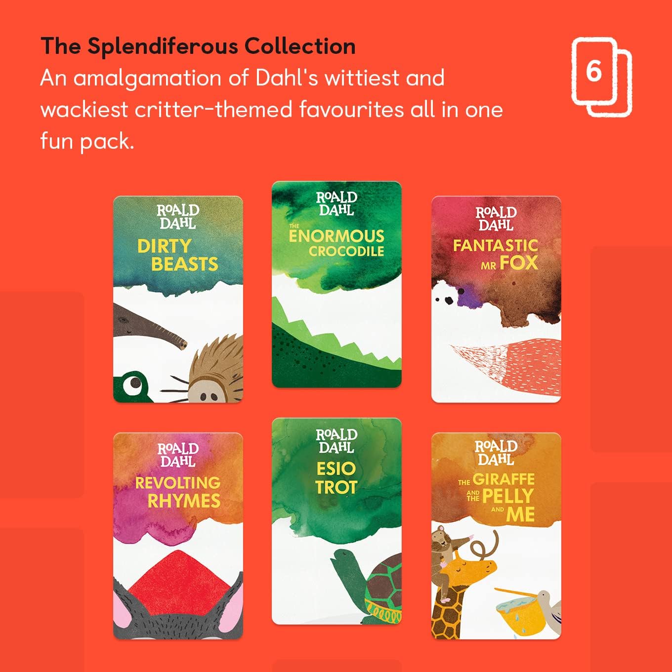 Yoto Card Ronald Dahl The Splendiferous Collection Pack of 6 Cards