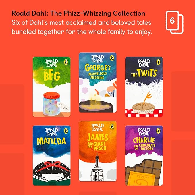 Yoto Card Ronald Dahl The Phizz-Whizzing Collection Pack of 6 Cards