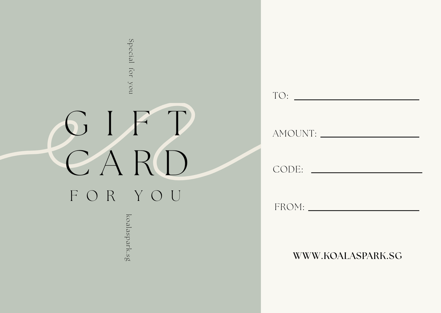 Koala Spark Gift Card